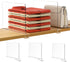 HBlife 3 Pack Clear Shelf Dividers, Vertical Purse Organizer for Closet Perfect