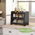Countertop, Medim-15.7" 9.5" 13" JANSNIMEN Double Layer Bread Box for Kitchen Large Breadbox Bread Container Storage