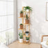 6 Laiensia Bamboo Plant Stand Rack Tier,Multiple Stand Holder Shelf Rack, Indoor&Outdoor Planter Display Shelves