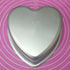 Heart Shaped Cake Pan - 6x3 Inch Aluminum Cake Tin for Weddings, Parties, Family Occasions, Small Cake Pan for 1-2