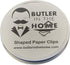 100 Count Skull Head Skeleton Shaped Paper Clips, White, Great for Collectors or Office Gift, Comes in Round Tin