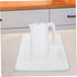 Ciieeo White Kitchen Drain Mat, Foldable Drying Pad for Tableware, Microfiber Dish Drying Mat for Countertop