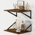 Fun Memories Floating Shelves for Wall, 12 Inch Deep Floating Shelves Set