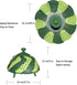 Lotus Folding Steamer Basket - BPA-Free Green Kitchenware Accessory, Non-Scratch Silicone Cookware
