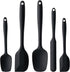 Silicone Spatula Set, 5 Piece Food Grade Rubber Spatulas for Baking, Cooking, Mixing, High Heat Resistant, Dishwasher