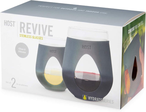 Host Revive Wine Glass Drinkware - 8 oz, Grey