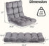 Nouva 14-Position Adjustable Floor Chair Sofa Bed Foldable Cushion Video Gaming Chairs Bean Bag Chair Reading Seating