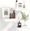 Fixwal 8inch Floating Shelves for Wall, Small White Shelves Wall Mounted Shelf