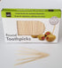 600-Count Round 2.5" Long Wooden Toothpicks - Great for Appetizers, Baking and more! (1-pack (600 pcs))