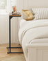 28.7 inch TB01BB071 TUTOTAK C Shaped End Table, Tv Tray, Small Side Table, Tall Couch Table, Tray Table, Sofa Table