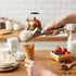 Frozen ZKIRON Old-school Heavy Duty Ice Cream Scoop - Stainless Steel, Dishwasher Safe, Trigger Release; Cookie Dough
