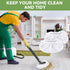 6 Pack Sgizoku Large Microfiber Bonnet Steam Mop Pads Compatible with Dupray Steam Cleaners etc for The Rectangle Brush