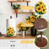 Countertop Country Counter Sunflower Paper Towel Holder Sunflower Kitchen Decor Accessories Gift for Women Yellow Cute