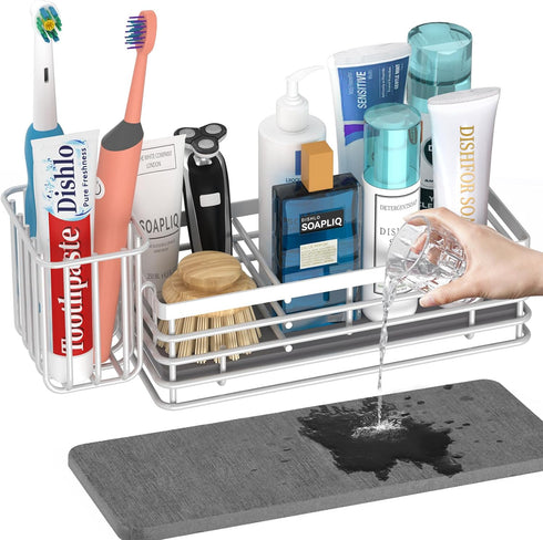 Yofidra Sponge Holder for Kitchen Sink Organizer Caddy: Sink Sponge with Instant