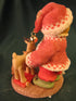 Cherished Teddies Wendall Santa Claus Figurine, Red