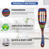 Spurtle Set, Wooden Utensils for Cooking, WOSPONFAN Kitchen Utensils Set, Pakkawood Kitchen Tools