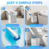 48 Disposable Toilet Brush with Refills, ,Toilet Bowl Cleaner,Toilet Cleaning Supplies,Toilet Bowl Brush,automatic