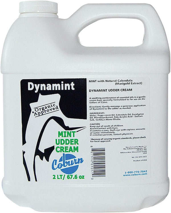 Coburn Dynamint Udder Cream - 2L Jug, 2 L