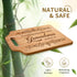 Engraved Bamboo Cutting Board for Grandma, 12.3"L x 8.7"W x 0.4"Th, Birthday Gifts from Grandkids