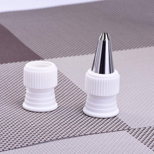 Shappy 30 Pieces Coupler Piping Bag, Plastic Standard Couplers for Cake Decorating Pipe Tip for Frosting