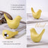 2 Pcs Ceramic Small Bird Figurines Modern Animal Statues for Home Room Decor and Bedroom Decor and Bookshelf Display