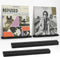 Axeman Wood Vinyl Record Shelf Wall Mount, Floating Shelves for LPs, CD,