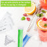 450 3 Smoothies(8.7 2.4 Inch) Shappy Pcs Disposable Ice Pop Mold Bags with Silicone Funnels Freezer Tubes with Zipper