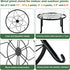 DEELF OUTLET 7-pack 6.9"/ 7.9"/ 9"/ 10"/ 11" Metal Plant Stands Indoor Outdoor Rustproof Iron Potted Plant Holder