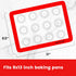 HOTPOP Silicone Baking Mats, Non-Stick Sheets for Bake Pans and Rolling, Macaron/Pastry/Cookie Making