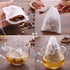 300 Pcs Disposable Drawstring Tea Filter Bags, Empty Cotton Filter Bags for Loose Tea (3.94 x 3.15 inch)