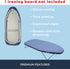 Smart Tabletop Ironing Board Cover and Pad - 12.5 X 30 inch, Fits Small Mini Board, Extra Thick Padding, Heat