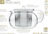 Teabloom Kyoto 2-in-1 Tea Kettle/Tea Maker, Heatproof Glass Teapot with Removable Loose Tea Filter for Connoisseurs