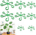 Yiqianhome 8PCS Climbing Plant Stem Supports 4 Sizes, Reusable Plastic Stakes Indoor/Outdoor Garden