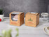 Packaging 60pcs Christmas Individual Cupcake Containers with Window and Insert, Pre-Assembled Cocoa Bomb Christmas