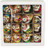 Kurt Adler 30mm Solid and Reflector Glass Ball Ornament Set - 16 Piece
