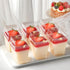 50 Pack 5 oz TOFLEN Plastic Dessert Cups with High Lids for Party, Mini Dessert Cups with Spoons Dessert Shooter Cups