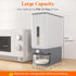 25 Lbs(11.3kg), 1 Pack Lifewit Rice Dispenser Rice Storage Container Sealed Moisture Proof with Measuring Cup