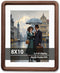 RRQKMBO 8x10 Natural Dark Walnut Solid Wood Picture Frames, Hand Make Crafted Original