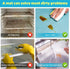 Bloss Fridge Liners, Easy to Clean Refrigerator Shelf Liners, Non-Slip Mats for Shelves, Cabinet, Drawers, Cupboard