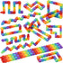 30 Pack Rainbow Wacky Track Toys Snap and Click Fidgets Toys -