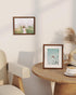 8x10 5x7 8x10 1 Pack Marsmiles Wooden Picture Frame, USA-Sourced Natural Oak Solid Wood Photo Frame with Plexiglass