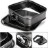 SOUJOY Set of 2 Springform Cake Pan, Non-stick Square Cheesecake Pan with Removable Bottom