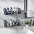 BREIS Shower Caddy Suction Cup, No Drill Shower Shelves, Rustproof Suction Showers Organizer, Large Capacity Bathroom