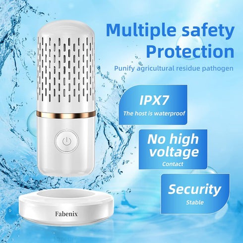 Fruit and Vegetable Cleaning Machine, USB Wireless Food Purifier for Washing Fruits, Vegetables, Rice, Meat, Tableware