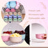 Wheat Straw Travel Utensils Set with Case, BPA Free Kids Cutlery Set - Fork, Spoon, Knife for Lunch Box
