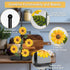 BESZONE Sets Countertop Country Counter Sunflower Paper Towel Holder Sunflower Kitchen Decor and Accessories Yellow