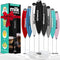 PowerLix Handheld Milk Frother, 19000 RPM Battery Operated Foam Maker for Coffee, Latte, Cappuccino