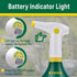 1 T TOVIA: Garden Sprayer Liter USB-C Battery Spray Bottle Powered Electric, Rechargeable, Portable Garden Plant Mister