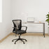 Black Office Chair Ergonomic Desk Chair, Mesh Computer Chair with Lumbar Support Armrest, Mid Back Rolling Swivel