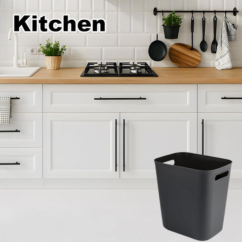 3.5 3 Pack UUJOLY Small Bathroom Trash Can with Trash Bag Wastebasket Garbage Can for Bathrooms, Laundry Room